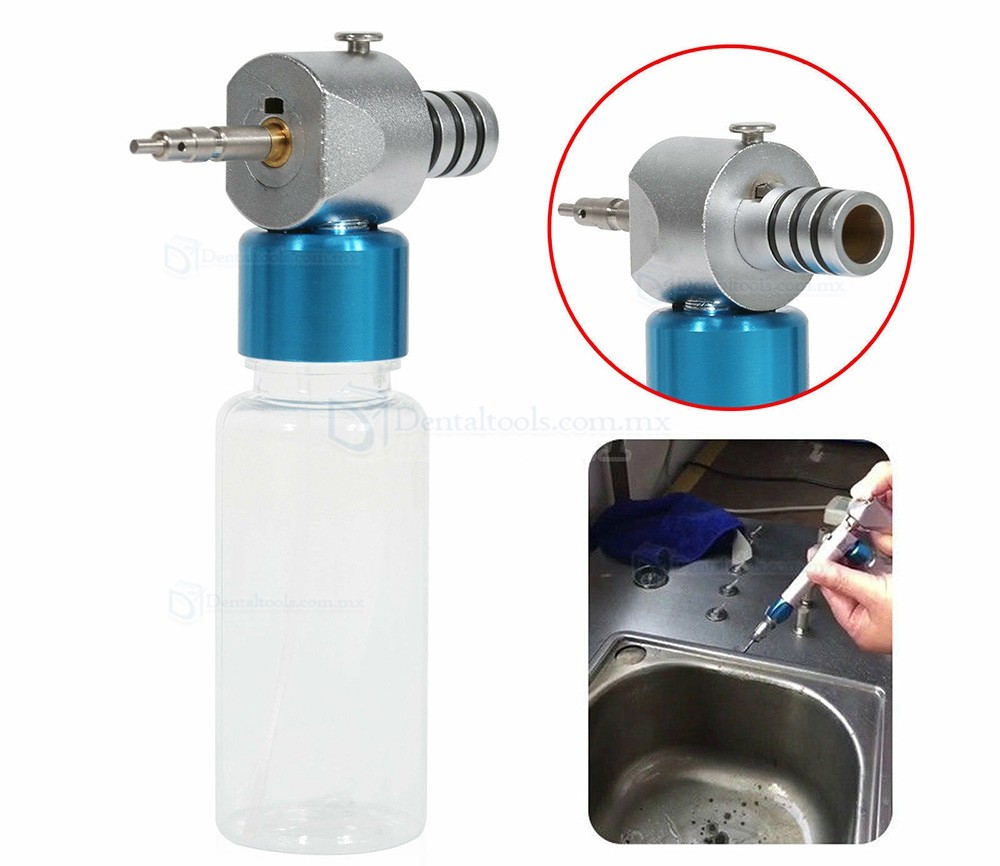 Dispositivo de Limpieza y Lubricaci&oacute;n para Piezas de Mano Dentales de Baja Velocidad
